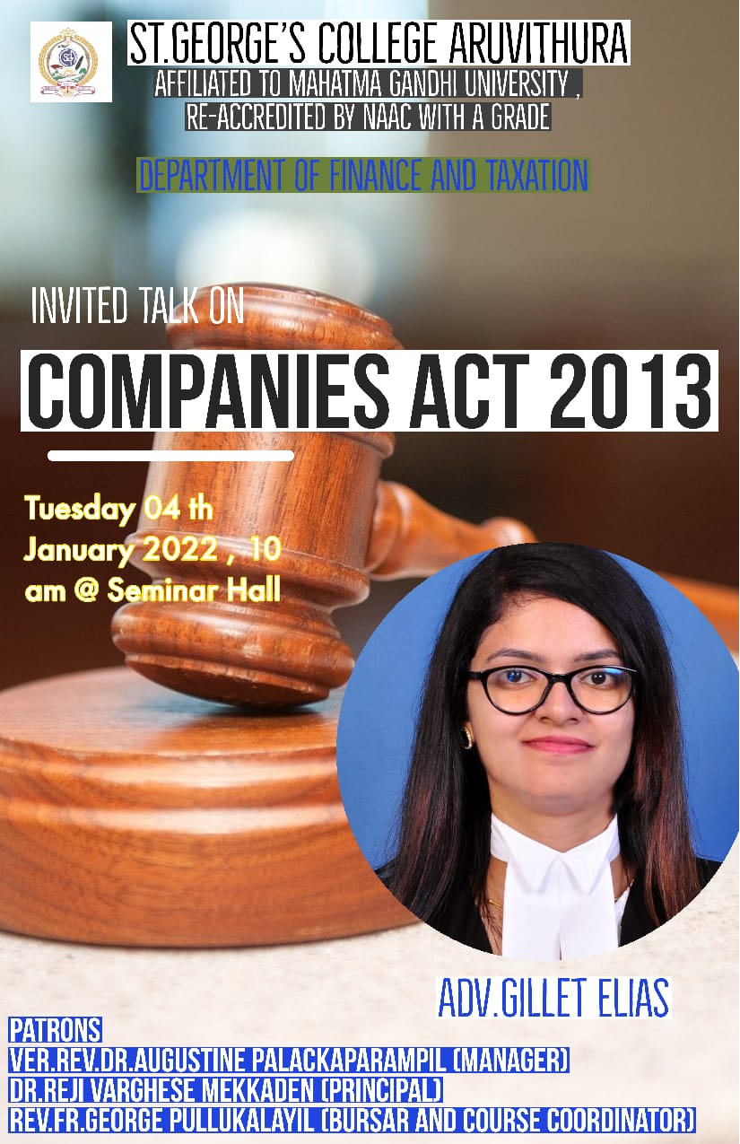 Talk on Companies Act 2013